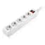 Мережевий фільтр живлення REAL-EL RS-Protect M 1.8m, white (EL122300025) - мініатюра 7