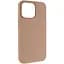 Чехол Epik Silicone Case (AA) NO LOGO with MagSafe для Apple iPhone 14 (6.1) Бежевый / Desert Gold - миниатюра 1