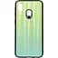 Чехол-накладка Toto Aurora Print Glass Case Samsung Galaxy A40 Green - миниатюра 1