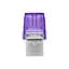 Накопитель 128GB USB 3.2 Type-A Gen1 + Type-C DT microDuo 3C R200MB/s Kingston teh0013399 - миниатюра 2