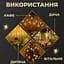 Гирлянда-штора GarlandoPro Звезды и елки размер 3x0.9 м 10 фигур, желтый (1733072Y) - миниатюра 2