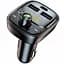АЗУ FM модулятор Amaya ACC-T02 PD30W (2USB-A/1C) Black - миниатюра 1