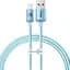 Кабель Baseus Crystal Shine Series Lightning 2.4A (1.2m) sky blue (CAJY001103) - мініатюра 1