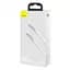 Кабель Baseus Cafule Metal USB-C to Lightning PD 20W 2m White (CATLJK-B02) [71406] - мініатюра 7