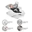 Шезлонг-гойдалка Kinderkraft Felio 2 Stone Grey (KBFELI20GRY0000) - мініатюра 8