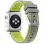 Силіконовий ремінець Primo Color Strip для Apple Watch 38 мм, 40 мм, 41 мм Grey Yellow - мініатюра 1