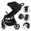 Прогулянкова коляска Kidwell Enzo Black - мініатюра 7