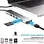 Хаб USB type C HUB 8 in 1 PD100W 4K 30 Гц RJ45 USB 3.0 10 Гб/с - мініатюра 7