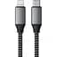 Кабель USB-C to Lightning Satechi Cable Space Gray 1.8 м (ST-TCL18M) - мініатюра 1
