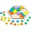 Дерев'яна гра-головоломка для дітей PuzzleOk Шестикутник - мініатюра 1