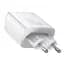 Мережевий зарядний пристрій Baseus Compact Quick Charger 2USB + 1Type-C 30W CCXJ-E02 White - мініатюра 4