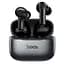 Наушники беспроводные Hoco EQ27 Fun smart AI translation headset ANC+ENC до 28h темно серые - миниатюра 2