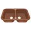Кухонная мойка Adamant Twins 765x470x190 terra-cotta 306223, Коричневый - миниатюра 2
