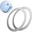 Пластини для автотримачів Baseus Halo Series Magnetic Metal Ring Silver (PCCH000012) [117260] - мініатюра 8