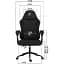 Геймерское кресло GT Racer (X-2326 Fabric Black) - миниатюра 6