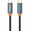 Дата кабель Amaya CC58 Type-C to Type-C 60W (1m) Gray - миниатюра 1