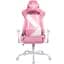 Геймерське крісло 1stPlayer S02 Pink/White [121658] - мініатюра 1