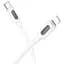 Дата кабель Borofone BX114 Structure Type-C to Lightning 27W (1m) White - мініатюра 3