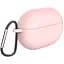 Чохол-накладка DK Silicone Candy Friendly з карабіном для Huawei FreeBuds Pro (pink) - мініатюра 1