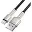 Кабель Baseus Cafule Metal USB to Lightning 1m Black (CALJK-A01) [82093] - мініатюра 4