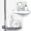 Набор аксессуаров для ванной комнаты My Home MVM-09 белый с серым (MVM-MH-09 WHITE/GRAY) - миниатюра 2