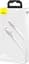 Кабель Baseus Cafule Metal Series Data Cable USB to Lightning 2.4A 1m CALJK-A02 White - миниатюра 2