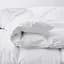 Євро Сатинова ковдра Cosas 4 сезони 200х220 Snow білий (Quilt_200x220_DSeason_Viscose_StrSatin-White) - мініатюра 6