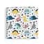 Пелюшки муслінові Cosas Funny Dino 75x75 см, блакитні - мініатюра 2