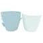 Горщик для квітів Alyaplastik 3D, 2.5 л, світло-блакитний (ALY103l.blue) - мініатюра 4