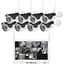 Комплект відеоспостереження бездротової XPRO DVR KIT Full HD CAD-1308 LCD 13.3" Wi-Fi 8ch набір на 8 камер - мініатюра 1