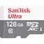 Карта пам'яті SanDisk 128GB microSD class 10 Ultra Light (SDSQUNR-128G-GN6MN) - мініатюра 1