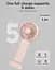 Миниатюрный портативный вентилятор EasyAcc Mini Handheld Fan 5.5-17H 3 скорости - миниатюра 3
