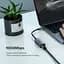 Мережева карта Ugreen 30287 Usb 2.0 Type C 10 / 100Mbps Ethernet Adapter 110mm (чорний) (30287) - мініатюра 2