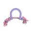 Игрушка для собак Misoko&Co Подкова с веревкой purple 30х15 cm - миниатюра 1