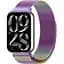 Ремешок DK для Xiaomi Mi Band 8 Pro Metal Milanese Loop Magnetic (017123) (chameleon) - миниатюра 3