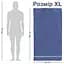 Рушник XL Lovely Svi - бавовна /махра - 600 GSM- Синій 80х160 см(310124) - мініатюра 4