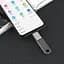 Адаптер переходник Borofone BV2 MicroUSB to USB 3.0 F серебристый - миниатюра 2