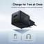 Зарядний пристрій Baseus Palm Fast Charger C+U 30W EU Cluster Black (with Mini White Cable USB-C to USB-C 60W (20V/3A) 1m) (P1011160A113-01) - мініатюра 5