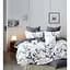 Комплект постельного белья Soho Lounge Valentine Silver Евро 200x230 см бело-серый (A130204) - миниатюра 1