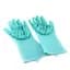 Силіконові рукавички Better Glove універсальні з ворсинками-щітками - мініатюра 1