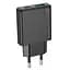 Адаптер мережевий Hoco Delgado dual Port charger N38 |1USB/1Type-C, 20W/3A, PD/QC| - мініатюра 1