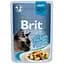 Вологий корм для дорослих котів Brit Premium Cat Chicken Fillets Gravy філе курки в соусі 85 г - мініатюра 1