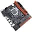 Материнская плата LGA1151, Huananzhi H311-VH, H110, 2xDDR3, Int.Video (CPU), 3xSATA3, 1xM.2, 1xPCI-E 3.0 x16, 1xPCI-E 2.0 x1, 1xM.2 (WiFi), Realtek 7.1, Realtek GLan, 4xUSB 3.0 / 4xUSB 2.0, VGA/HDMI, Micro ATX - миниатюра 1
