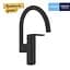 Змішувач для кухні Grohe QuickFix Start 304692430, Чорний матовий - мініатюра 5