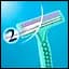 Станок для гоління Gillette Simply Venus 2 шт. - мініатюра 3