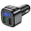 АЗП FM модулятор Hoco E67 QC3.0 (2USB-A) Чорний - мініатюра 3