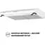 Вытяжка плоская Perfelli PL 6042 W LED - миниатюра 3