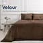 Покривало ТЕП Velour ромб круглий 260х240 см корчневе (4-00518_22406) - мініатюра 5