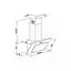 Вытяжка наклонная Eleyus Vertical 700 60 WH - миниатюра 6