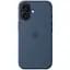 Силіконовий чохол CasePro Silicone Case with MagSafe Denim для iPhone 16 - мініатюра 5